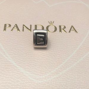 Pandora ‘E’ Initial Charm